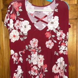 Torrid Super Soft babdoll style tunic